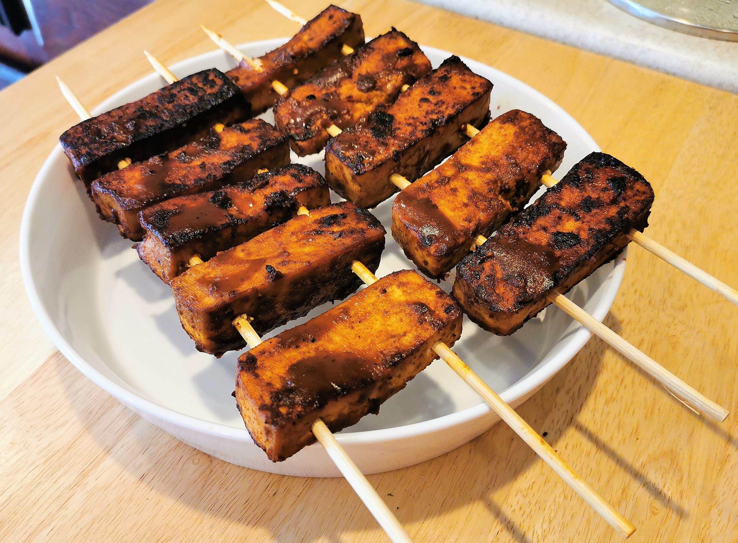 Smoky Vegan BBQ Tofu Ribs